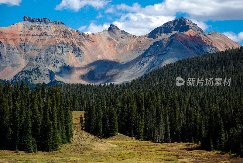 科罗拉多州的Lizard Head Pass和Red Mountain Telluride